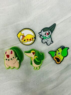 Pokemon Croc Charms, Jibbitz - Set #35